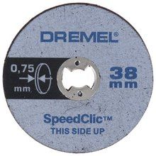 DREMEL SpeedClick SC409 Zestaw 5 tarcz do metalu 38mm