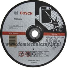 Bosch Tarcza do cięcia metal inox AS46 T BF 230x1,9 25szt