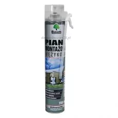 Piana montażowa wężykowa 750ml - 1szt Piana montażowa wężykowa 750ml - 1szt