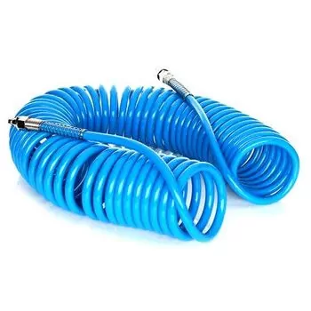 Wąż spiralny PU z końc. prostą śr. 10mm dł. 15m - 3106.0