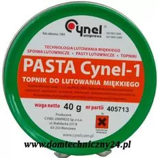 Pasta do lutowania miękkiego Cynel-1 40g
