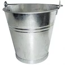 Wiadro metalowe ocynkowane 12l