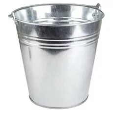 Wiadro metalowe ocynkowane 5l