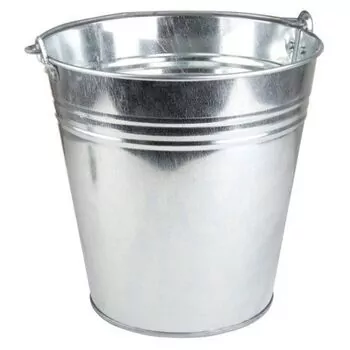 Wiadro metalowe ocynkowane 10l