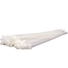 Nylonowe opaski zaciskowe białe 4,8x200mm (100szt.)