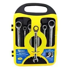 Komplet kluczy z grzechotką 7el. 8-19mm - G10340