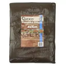 Plandeka 10x15m extra gruba/brązowa 200G