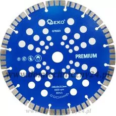 Tarcza diamentowa 230*10*22,2mm TurboS Tarcza diamentowa 230*10*22,2mm TurboS