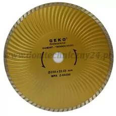 Tarcza diamentowa 115x22.2mm GEKO PROFI