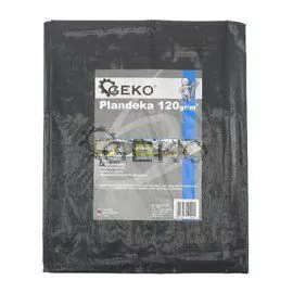 Plandeka 4x5m mega gruba/szara 120G