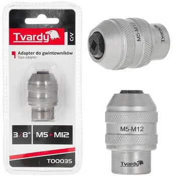 Adapter do gwintowników 3/8\" M5-M12 CrV