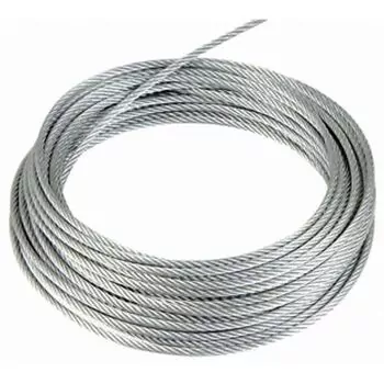 Lina ze stali kwasoodpornej 10mm splot 7x19 10mb