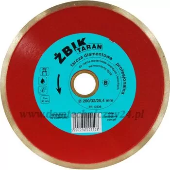 Tarcza diamentowa Żbik 180*25,4mm Taran do gresu