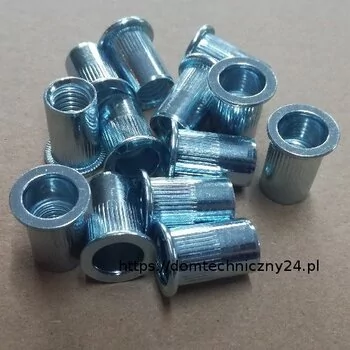 Nitonakrętka M4x11mm z kołnierzem płaskim stalowa