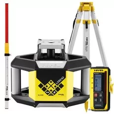 Niwelator laserowy NL320R  DIGITAL w zestawie z łatą i statywem czerwony