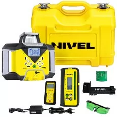 Rotacyjny niwel. laser. Nivel System NL740G DIGITAL (wiązka zielona)  z czujnikiem cyfrowym