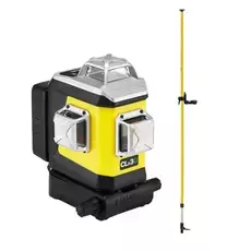 Laser krzyżowy CLx3G zielony z tyczką