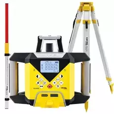 Niwelator laserowy NL640R DIGITAL (czerwony) w zestawie z łatą i statywem SJJ1