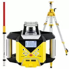 Niwelator laserowy NL640R DIGITAL (czerwony) w zestawie z łatą i statywem SJJ32