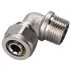 ZŁĄCZKA KOLANO 16x1/2\" PEX. gwint zew.