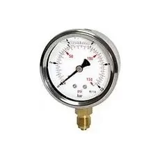 Manometr glicerynowy G1/2R, 100mm, 0-400bar 735-CDE Manometr glicerynowy G1/2R, 100mm, 0-400bar 735-CDE