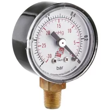 Wakuometr standardowy G1/4R, 63mm, -1/0bar W63R.PL000G14