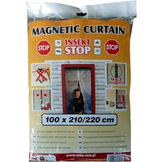 Moskitiera MAGNETYCZNA 100x210 czarna 1szt