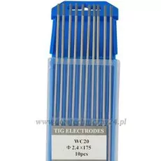 Elektroda wolframowa WC20 1,6 mm szara 1 sztuka