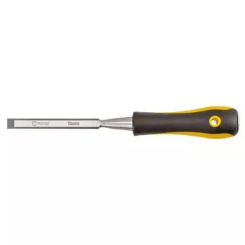 Dłuto do drewna 12 mm, dwumateriałowy uchwyt, CrV