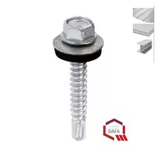 Wkręt samowiercący WFOC 4,8 x 25 EPDM do podłoża stalowego 3mm 250szt