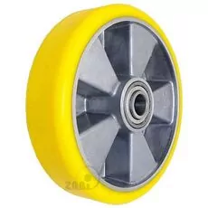Koło A60P 200mm, 500kg aluminiowo poliuretanowe