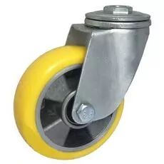 Koło alum. poliuretan. A27PRW - 125mm, 250kg w obud. z otworem Koło alum. poliuretan. A27PRW - 125mm, 250kg w obud. z otworem