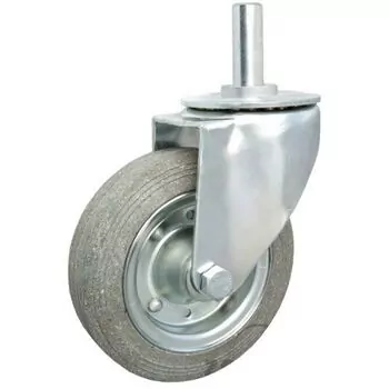 Koło metalowo gumowe z trzpieniem 44S*27 - 160mm, 150kg
