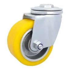 Koło alum. poliuretan. A17PW - 100mm, 200kg w obud. z otworem Koło alum. poliuretan. A17PW - 100mm, 200kg w obud. z otworem