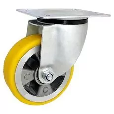 Koło A22P alumin.-poliuret. 125mm 250kg w obud. skrętnej