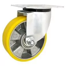 Koło A32P alumin.-poliuret. 140mm 250kg w obud. skrętnej
