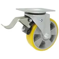 Koło A45PH alumin.-poliuret. 150mm 250kg w obud. skręt. z ham.