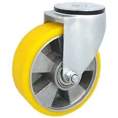 Koło alum. poliuretan. A47P - 160mm, 200kg w obud. z otworem Koło alum. poliuretan. A47P - 160mm, 200kg w obud. z otworem