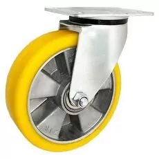 Koło A52P alumin.-poliuret. 180mm 300kg w obud. skrętnej