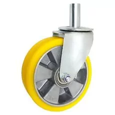 Koło alum. poliuretan. z trzpieniem A54P*32 - 180mm, 200kg