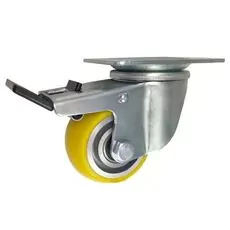 Koło A6PRWH alumin.-poliuret. 80mm 200kg w obud. skręt. z ham.