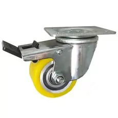 Koło A6PWH alumin.-poliuret. 80mm 200kg w obud. skręt. z ham.