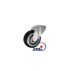 Koło aluminiowo-gumowe z otworem  A17G - 100mm, 150kg