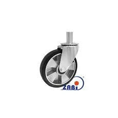 Koło aluminiowo-gumowe z trzpieniem A64G*25 - 200mm, 200kg