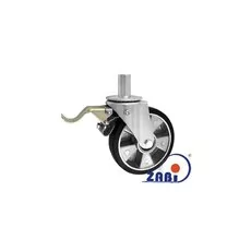Koło aluminiowo-gumowe z trzpieniem i hamulcem  A56GH*32 - 180mm, 200kg