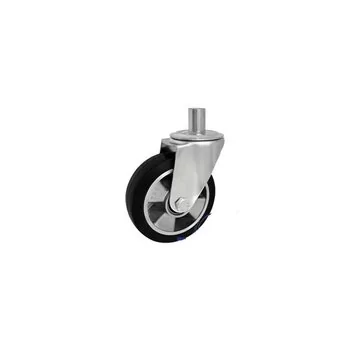 Koło aluminiowo-gumowe z trzpieniem A24MG*24 - 125mm, 150kg