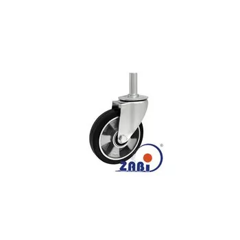 Koło aluminiowo-gumowe z trzpieniem A44G*25 - 160mm, 200kg