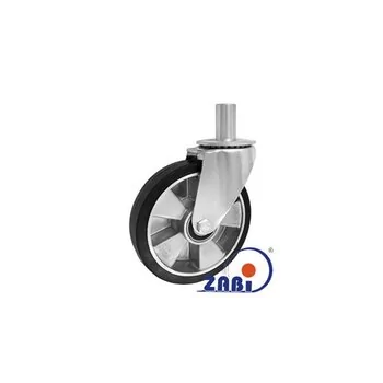 Koło aluminiowo-gumowe z trzpieniem A64G*25 - 200mm, 200kg