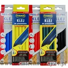 Klej termotopliwy czarny 11mm 100g 5sztuk